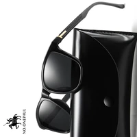 no onepaul sunglasses classic square glasses male fashion black sunglass uv400 coating lens driving eyewear for menwome