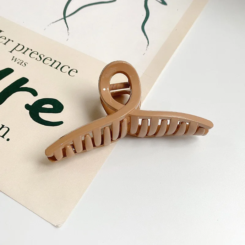 Заколки крабы женские прозрачные модные зажимы для волос акриловые аксессуары в