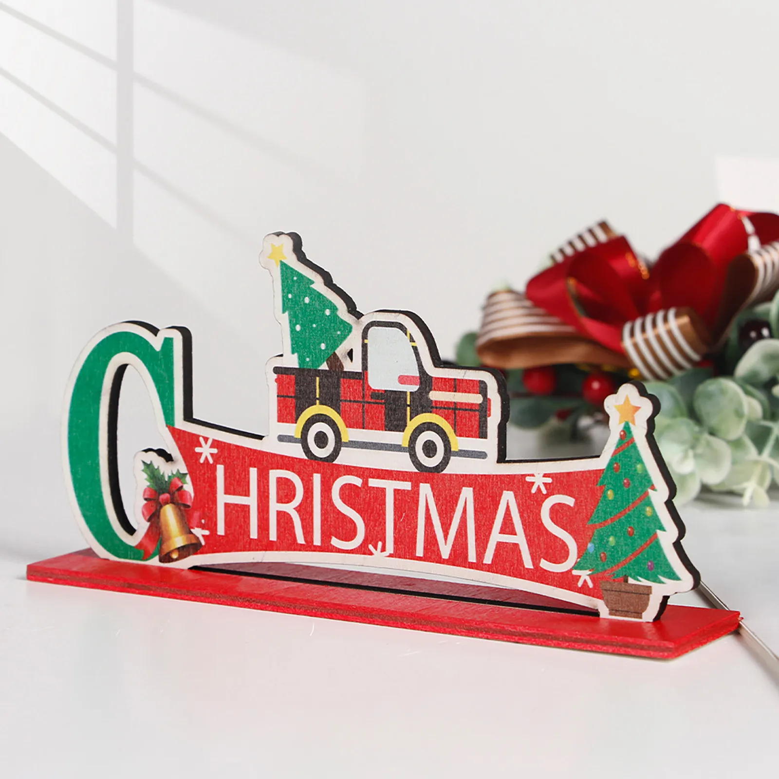 Рождественские украшения Рождественская елка с английским алфавитом для