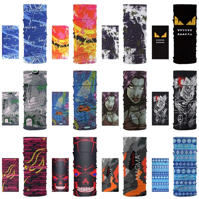 

Outdoor Sweat Absorption Bandanas Cycling Scarf Men Women Headwear Face Mask Neck Gaiter Tube Sport Magic Bandana Balaclava