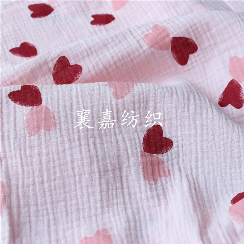 

Новинка, хлопковая марля, креп-пена Love