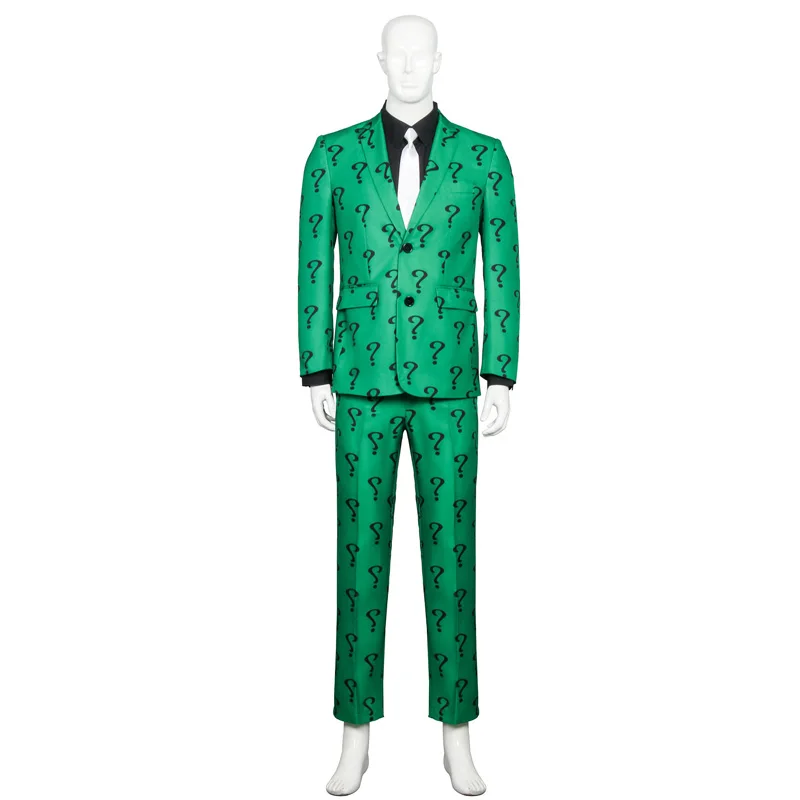 Костюм Эдварда Takerlama Темный рыцарь Джокер пальто рубашка брюки Тит для взрослых