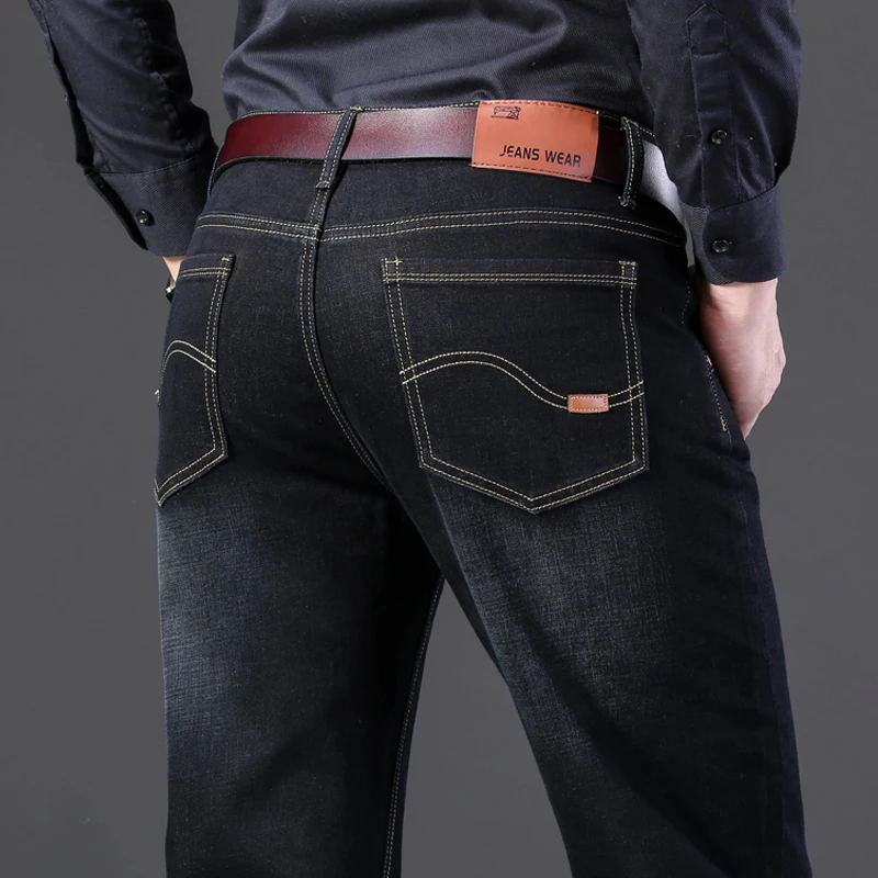 8010 black DEE MOONLY, новинка, хит, высокое качество, модные, повседневные, джинсовые штаны, известный бренд, джинсы для мужчин, мужские брюки, джинсы, размер 28-40 - Цвет: 8010 black