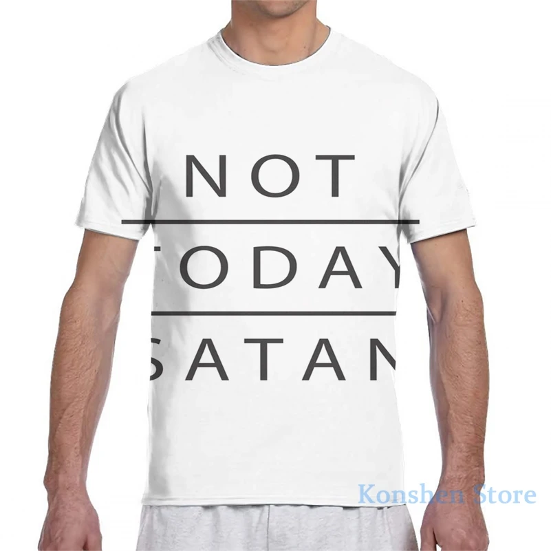 Футболка унисекс с принтом сатаны модная тенниска коротким рукавом майка для