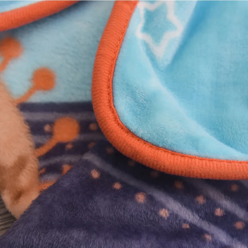 Lannidaa зимнее мультфильм лиса коралловый флис одеяло для Детей Мягкое микрофибра