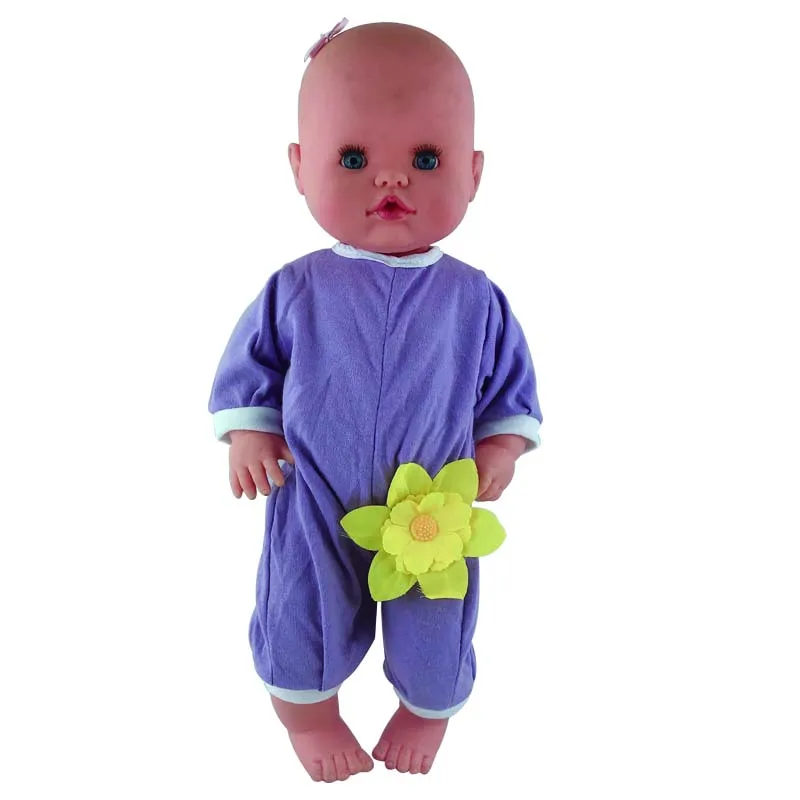 Недорогие фиолетовые комбинезоны одежда подходит для 18-дюймовых американских и