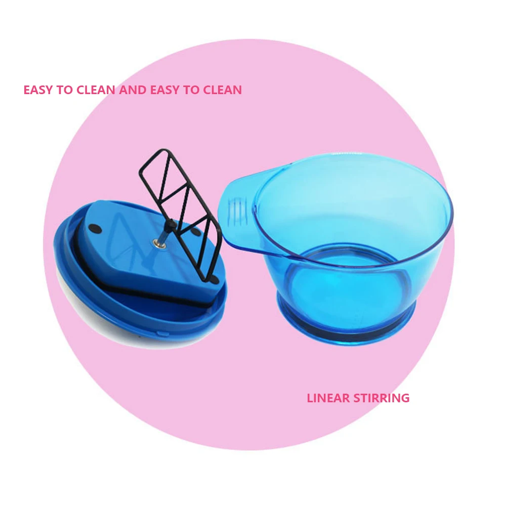 Электрическая чаша для смешивания цветов инструмент волос пластиковый