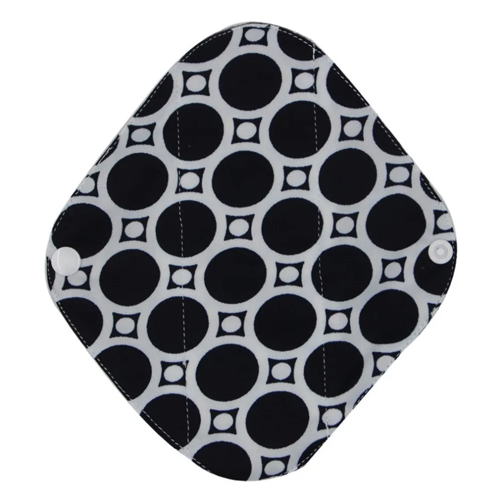 1 шт. моющиеся органические многоразовые бамбуковые тканевые менструальные