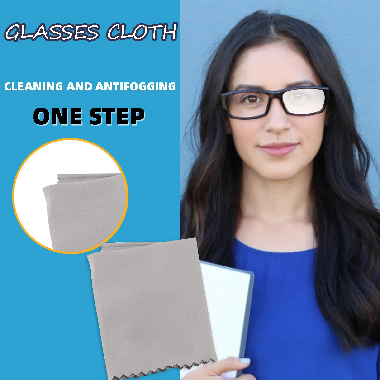 

1pc antifog glasses cloth Microfiber Square Clean Cleaning Cloth For Phone Screen Camera Lens Glasses paño antivaho gafas c1