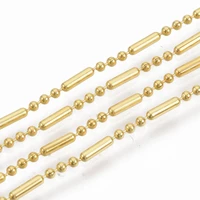 10m 1 5mm soldered brass ball bar beaded chains long lasting plated spool cadmium nickel lead free supplies for jewelry making