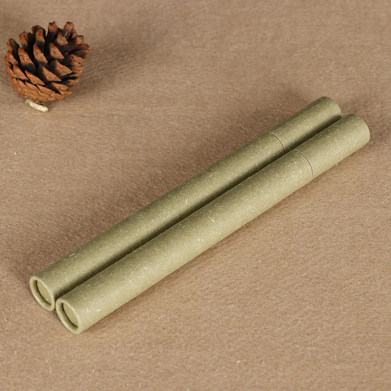 100pcs Paper Incense Tube Barrel Small Storage Box for 10/20g Joss Stick Convenient Carrying Container Beige Color - купить по