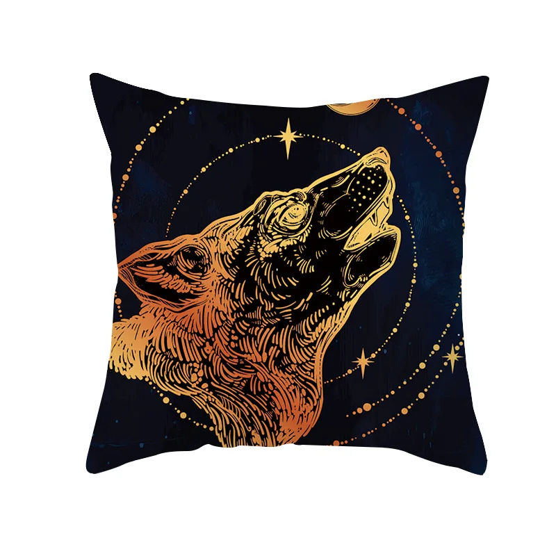 

Folk-custom Style Printed Cushion Cover Sofa Pillow Covers Cushions Pillow Case Polyester Pillowcases Decoration Throw Pillow