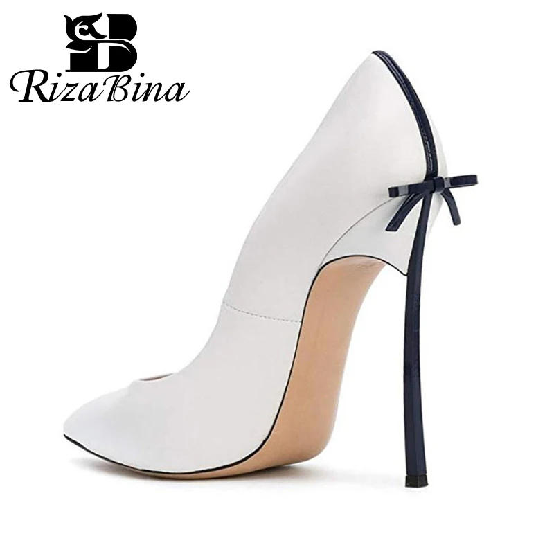 RIZABINA/размер 35 45 Прямая поставка новые туфли лодочки на шпильках женские с острым