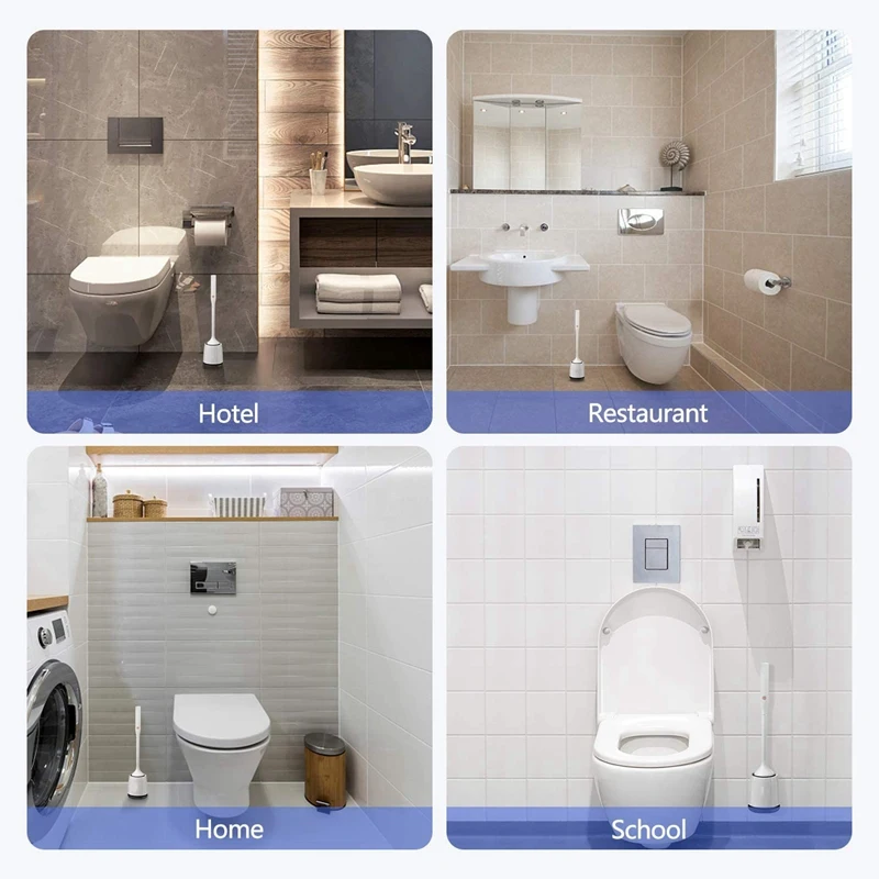 

Electric Toilet Brush and Holder, Automatic Bathroom Cleaning Brush, 360 Electric Spin Scrubber Toilet Brushes