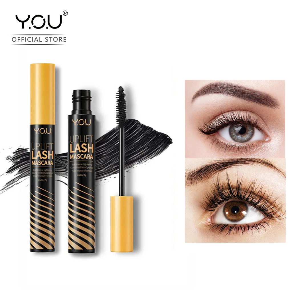 

YOU Basic Collection Uplift Lash Mascara Waterproof Lengthening Black Lash Eyelash Extension Eye Lashes Beauty Makeup Mascara