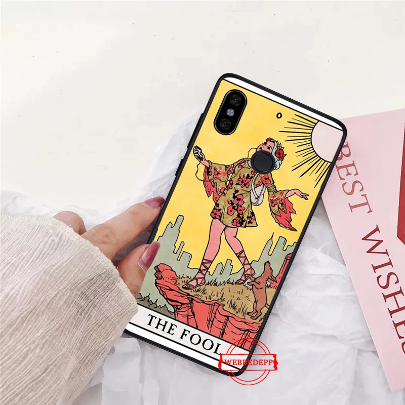 Силиконовый чехол с таинственным Таро 65 Вт для Xiaomi Redmi Note 4X 5 6 7 8 8T Pro 5A Prime |