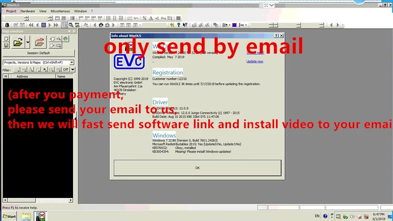 2021 Hot Selling Winols 4.26 Unlock Patch With Damos Files Video Guide Ecm Titanium 26000 Drivers | Автомобили и мотоциклы