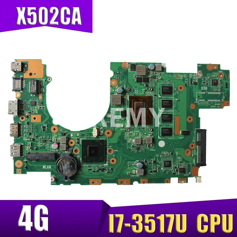 

X402CA материнская плата I7-3517u 4G память для ASUS X502CA X402CA материнская плата для ноутбука X402CA материнская плата X402CA материнская плата