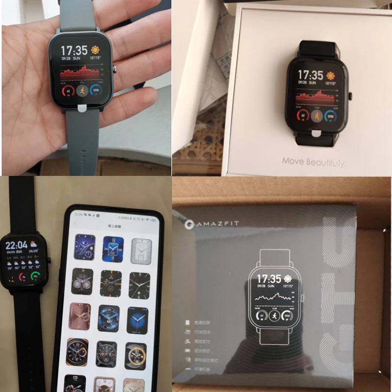 GTS английская версия Amazfit Смарт часы 1 65 &quotretina дисплей 5 АТМ водонепроницаемые 14