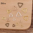 BoYuTe (500 шт.лот) 5-7-10 мм Металлические латунные треугольные застежки пряжки с кристаллами ручной работы