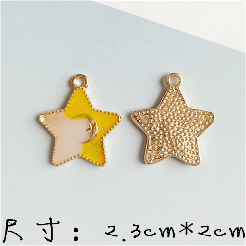 30 шт. подвеска для волос Звезда и Луна | Украшения аксессуары