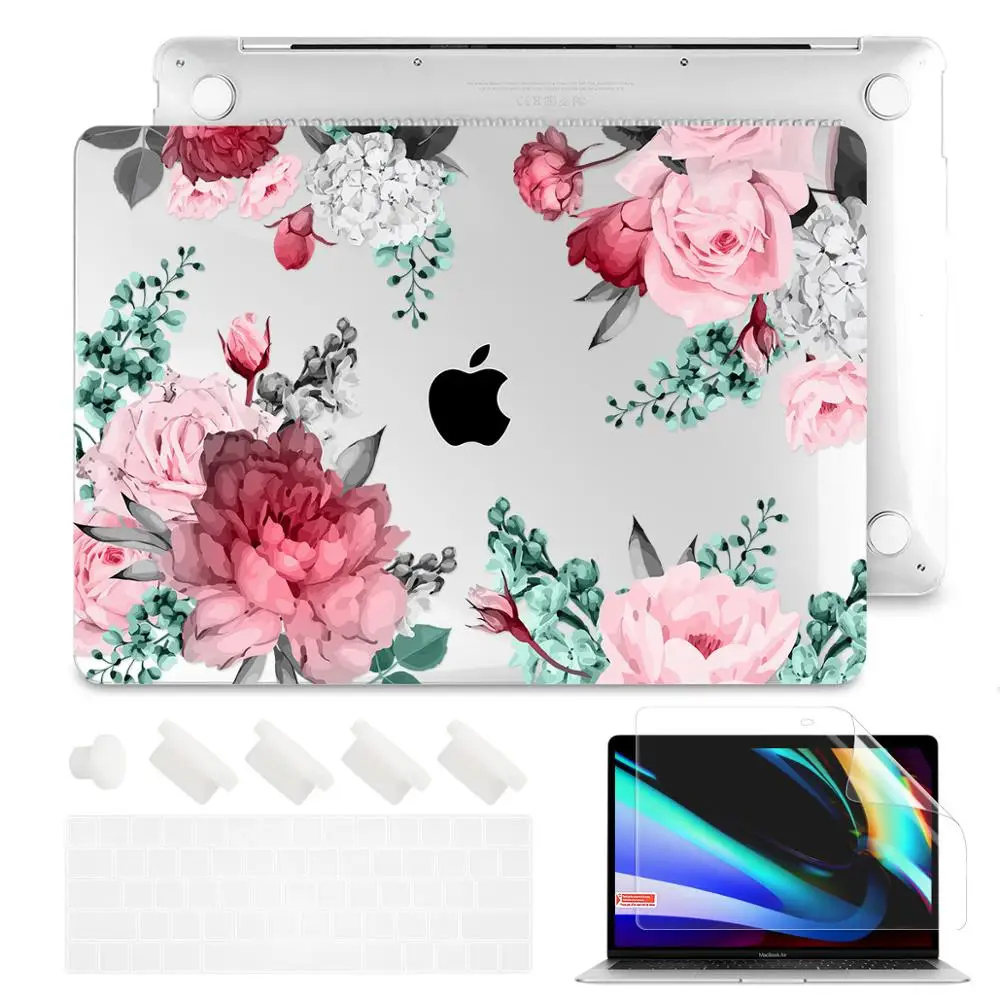 Новый жесткий чехол для Macbook air 11 13 Retina Pro 15 16 сенсорная панель 2020 A2289A2179 A1932 A1708 A1707 с