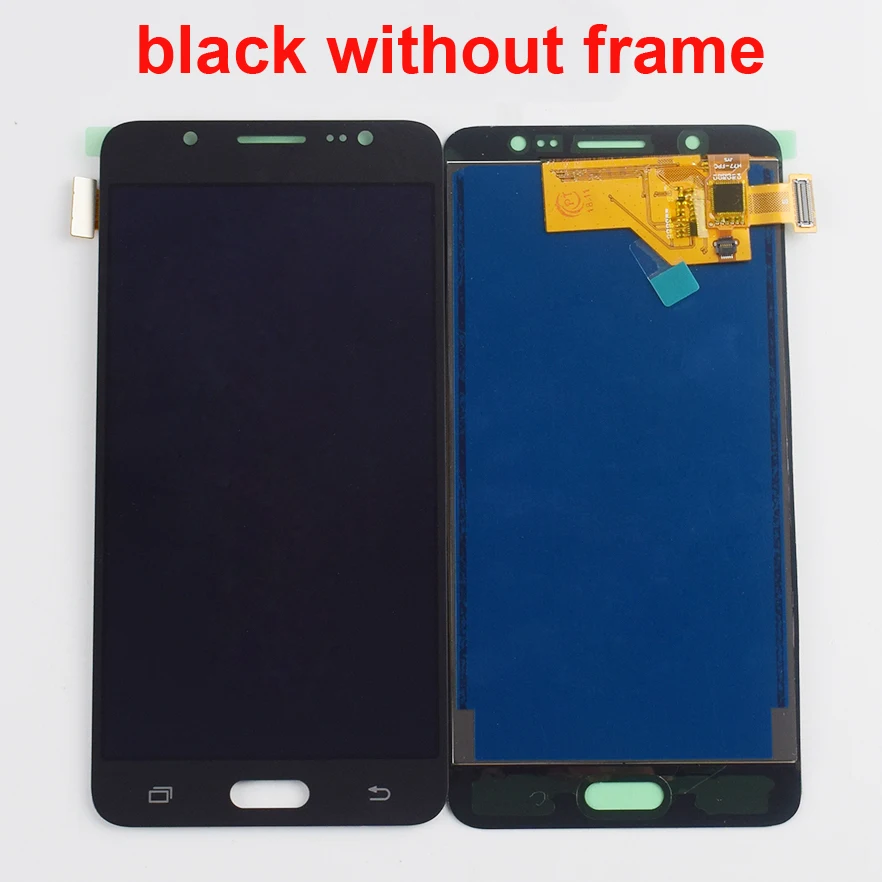 J510 lcd Отрегулируйте Для Samsung Galaxy J5 J510 J510F J510FN J510M J510Y сенсорный экран дигитайзер+ ЖК-дисплей в сборе с инструментами - Цвет: Black without frame