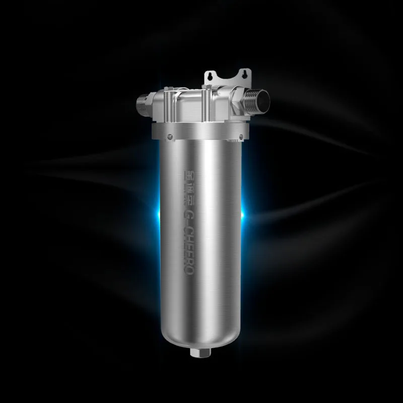 

304 stainless steel pre-filter Whole house water purification 8000L/H large flow Water Filter 10 inch fliter core WF62