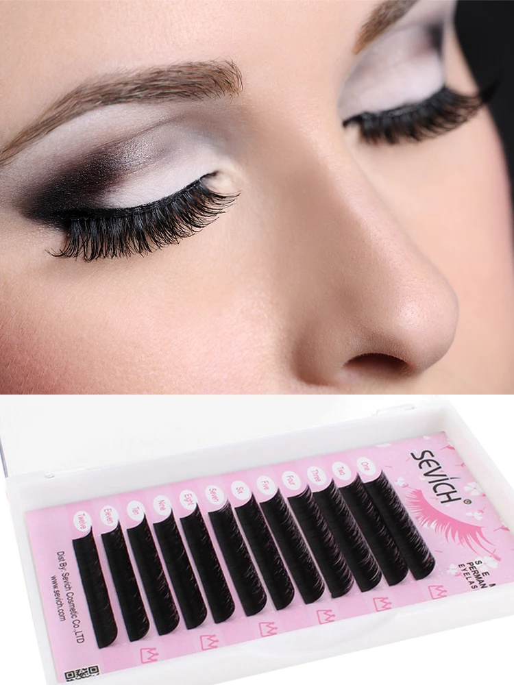

Sevich Matte False Eyelashes Natural Thick Long False Eyelashes Makeup Extension Eyelashes Fiber Eye Makeup Beauty Tools