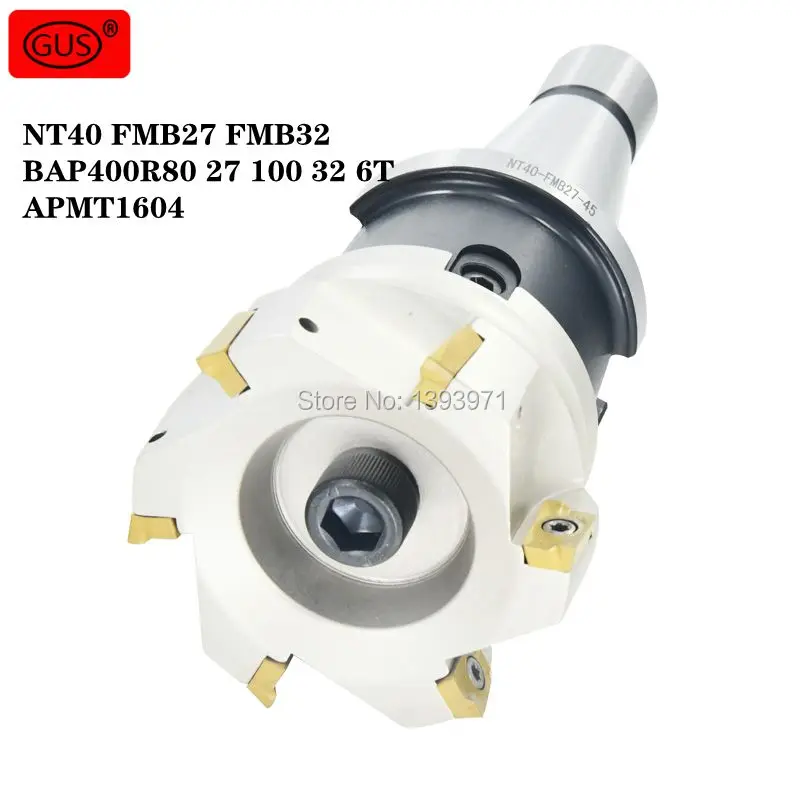 1 комплект NT40 FMB27 FMB32 45L 60L токарный патрон BAP400R80 27 100 32 6T фрезерная головка 10 шт. APMT1604