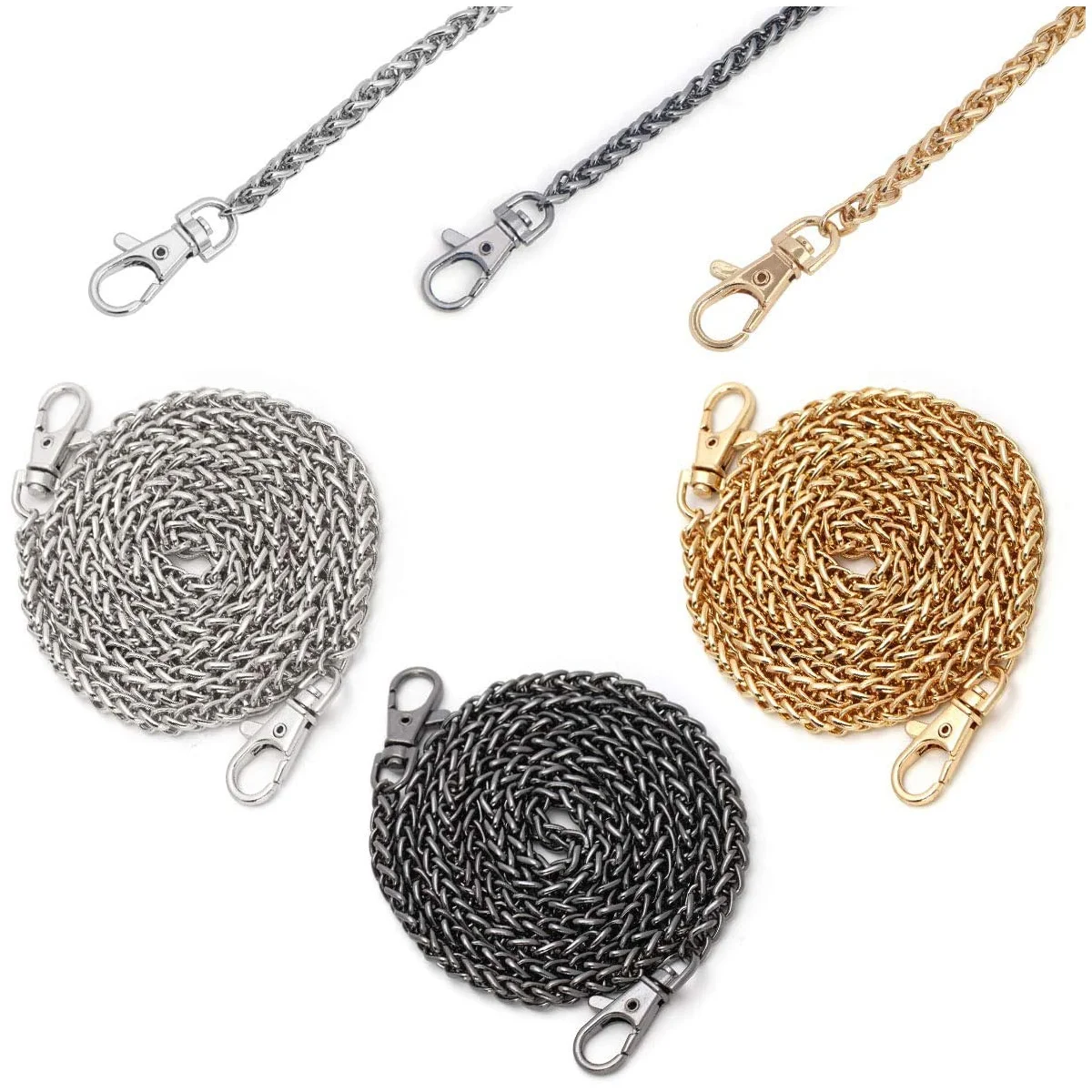 Кошелек цепи Замена DIY сумка на плечо через с металлической цепочкой Сумочка цепь