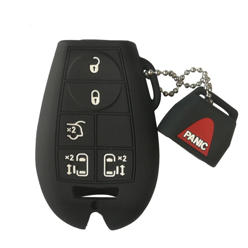 Чехол для автомобильного ключа защитный чехол брелок Jeep Commander Dodge Grand Caravan Chrysler City