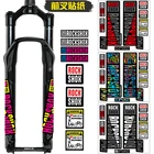 Наклейки на переднюю вилку ROCKSHOX для велосипеда, горного велосипеда, шоссейного скала, шоссейного велосипеда наклейки PIKE, цветная Защитная пленка для гоночного велосипеда
