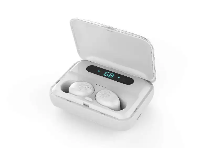 F9-5 White Bluetooth V5.0 наушники беспроводные наушники для iPhone Xiaomi Hi-Fi стерео спортивные наушники гарнитура 1200 мАч Мощность - Цвет: F9-5 White