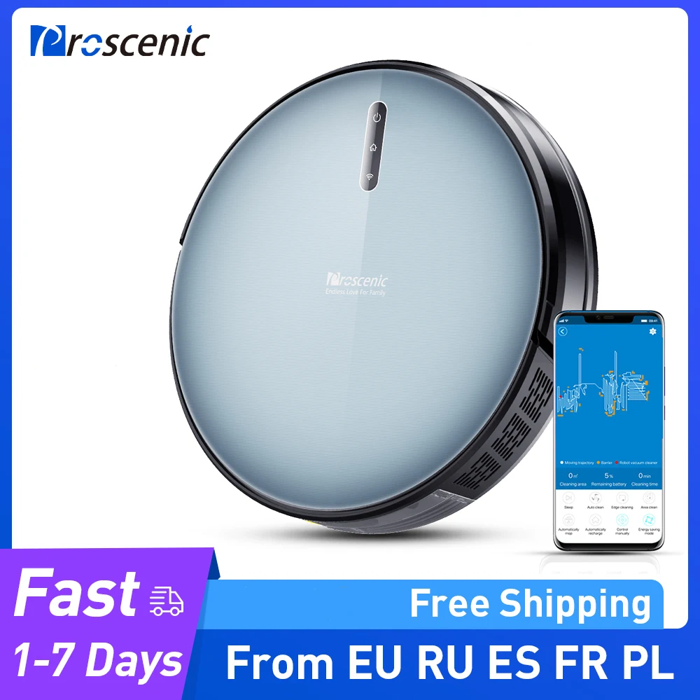 Робот пылесос Proscenic 830P 2000 па Wi Fi|Пылесосы| |