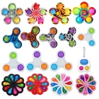 Игрушка-Непоседа для взрослых и детей, сенсорная игрушка для снятия аутизма с помощью пузырьков, Спиннер-антистресс