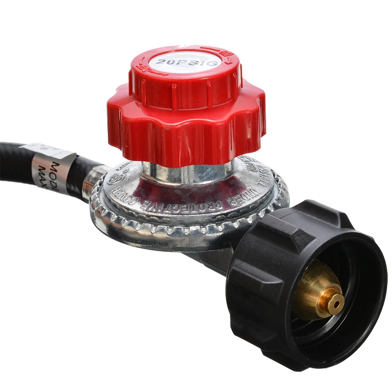 20PSI регулятор пропанового газа клапан горелка-гриль для барбекю ВОК фритюрница давление редукционный клапан с 46 ''шланг клапан инструмент