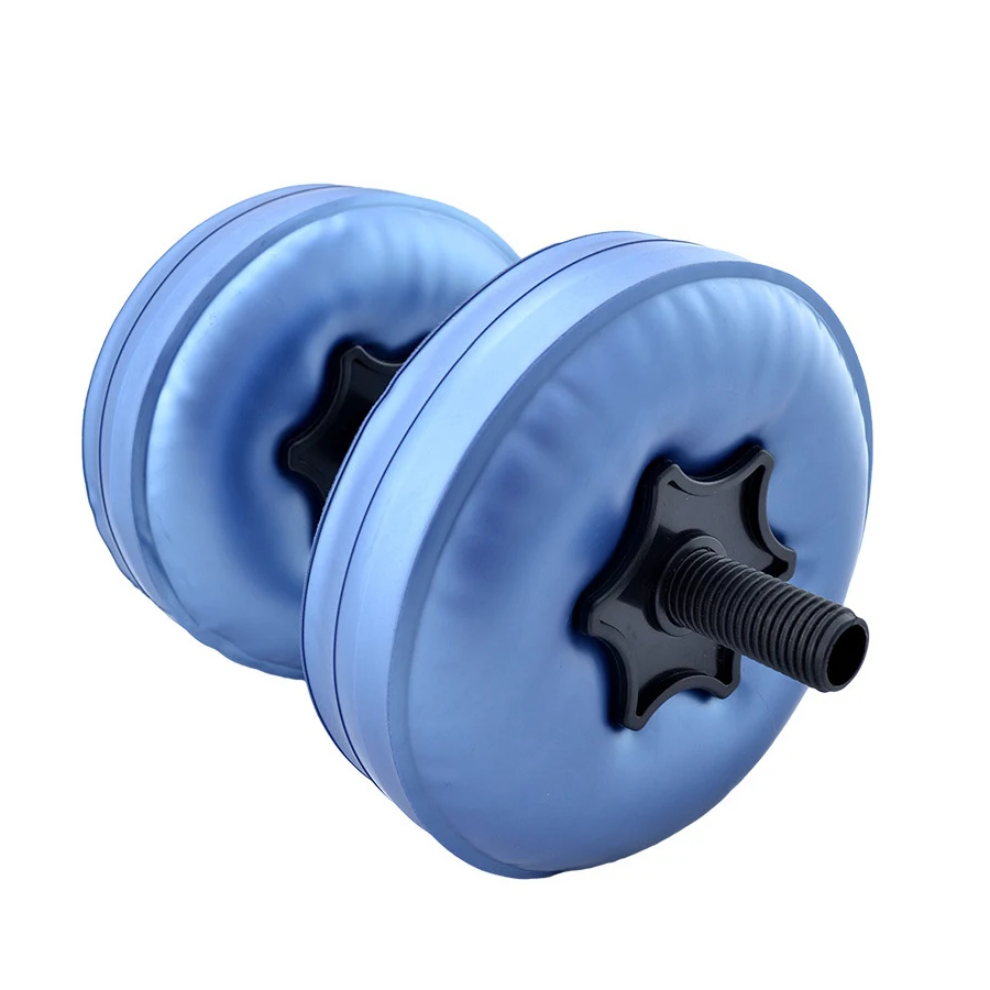 1 пара 5-10 кг регулируемые гантели орошения воды заполненная масса гантелей