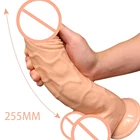 Страпон-фаллоимитатор толщиной 255 мм, мягкий материал, огромный пенис с присоской, секс-игрушки для женщин, страпон, интимный продукт для взрослых