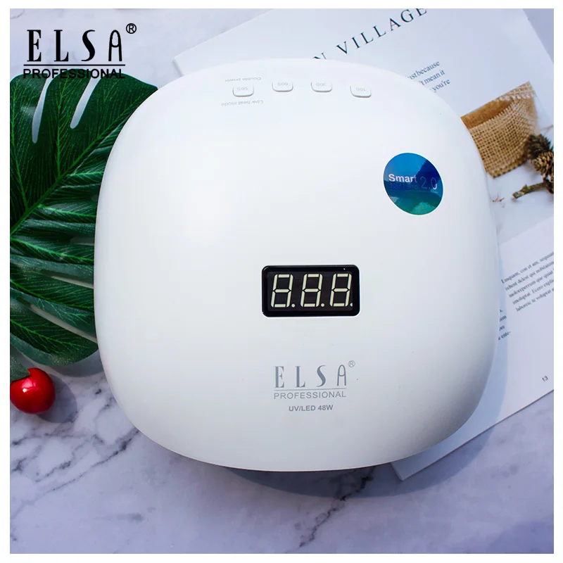 Сушилка для ногтей ELSA 48 Вт быстрая доставка УФ Гелевая отверждаемая лампа с