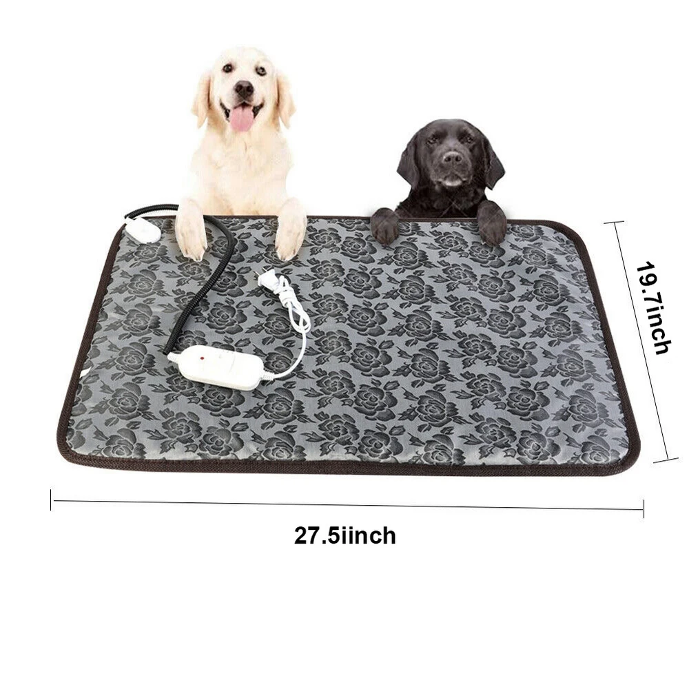 

Pet Heating Pad Comfortable Warmer Mat Waterproof House Heater Pad Cat Dogs Durable Electric Warming Mat Pet Winter Supplies