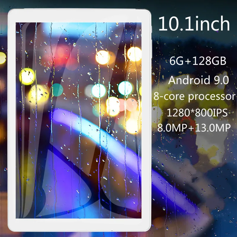 

2021 новый ультра-тонкий планшет 6G + 128 Гб 10,1 дюймов 4G Netcom игра обучающая машина мобильный телефон Android Smart