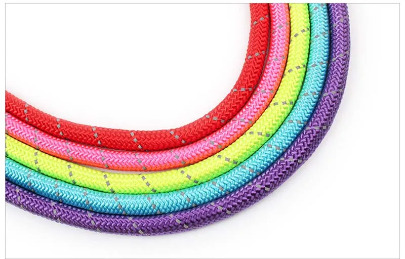 SYDZSW отражающий плетение нейлоновый поводок для собак Мягкая ручка из пенопласта