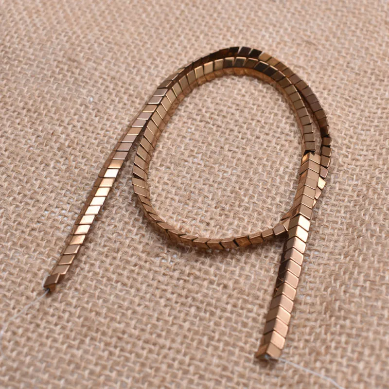 Natural Stone Hematite Beads 6mm Gold/Silver Color Plating Coated Arrow Shape Spacer Loose For Diy Jewelry Marking 15&quot | Украшения и