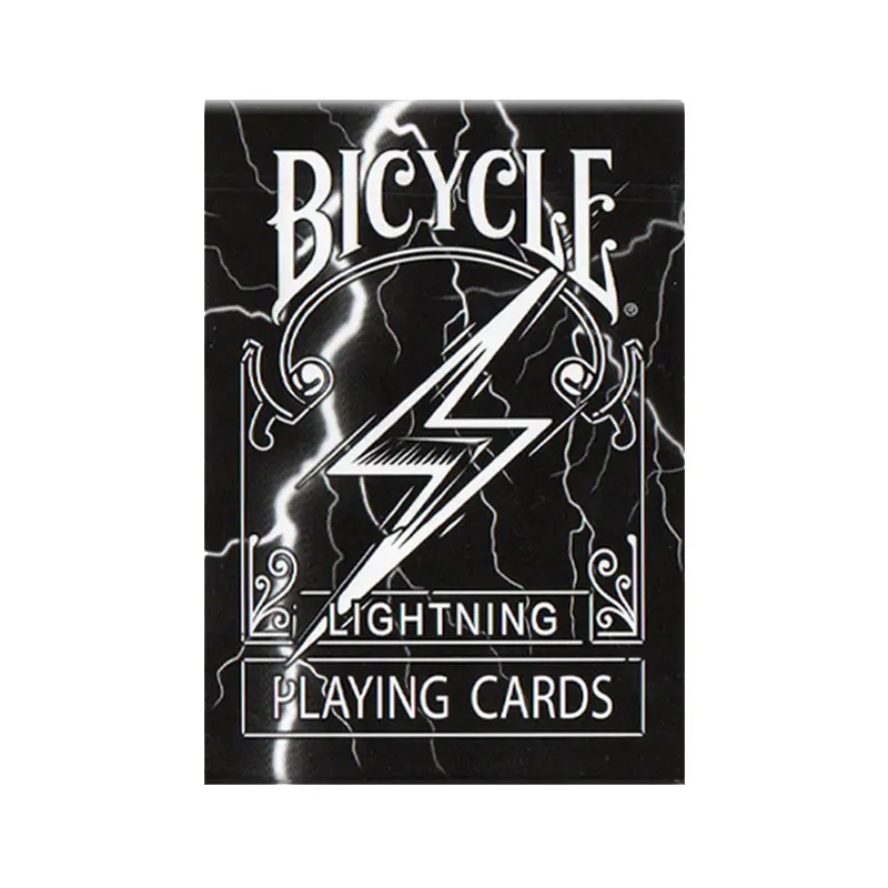 Велосипед покер молния игральные карты крутой цветок вырез креативные