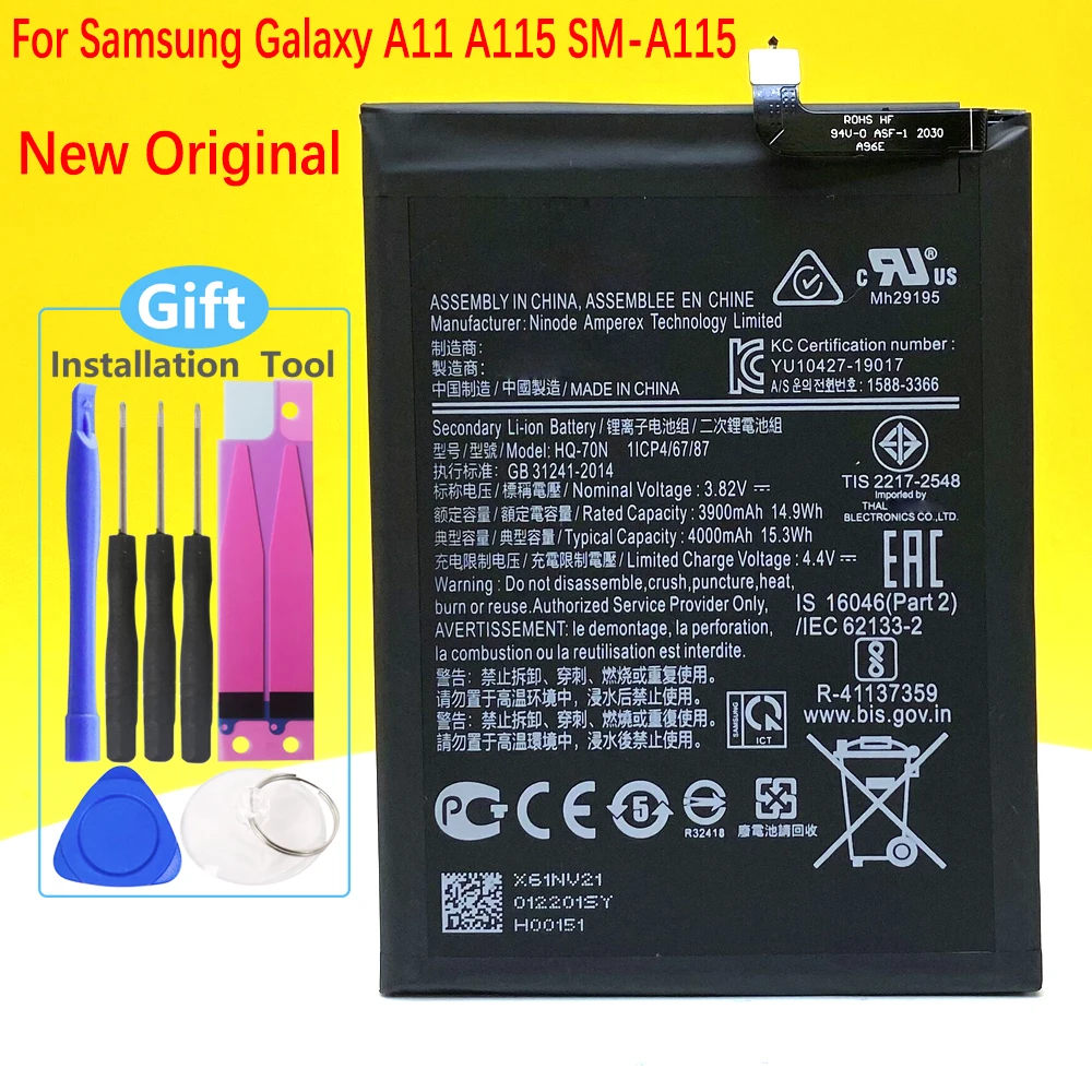 Новая Оригинальная фотобатарея для смартфона Samsung Galaxy A11 A115 | Мобильные телефоны и