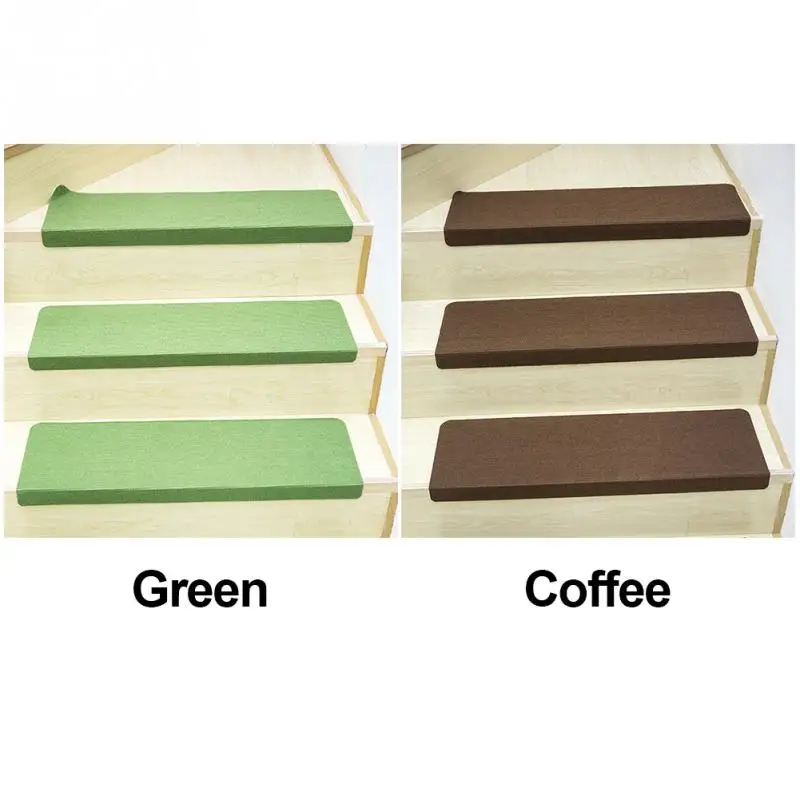 3 шт./компл. Нескользящие Коврики для лестниц ПВХ многоразовый клейкий звук