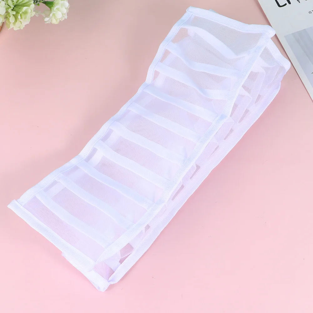 

1 Set of 3PCS Nylon Underwear Storage Box Compartments Storage Case Flexible Underwear Organizer Box Multi-purpose Grids Sto