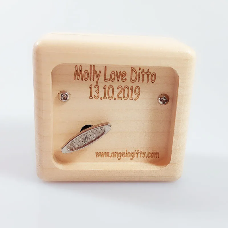 Деревянная заводная Музыкальная шкатулка The Forrest Gump тематические подарки для