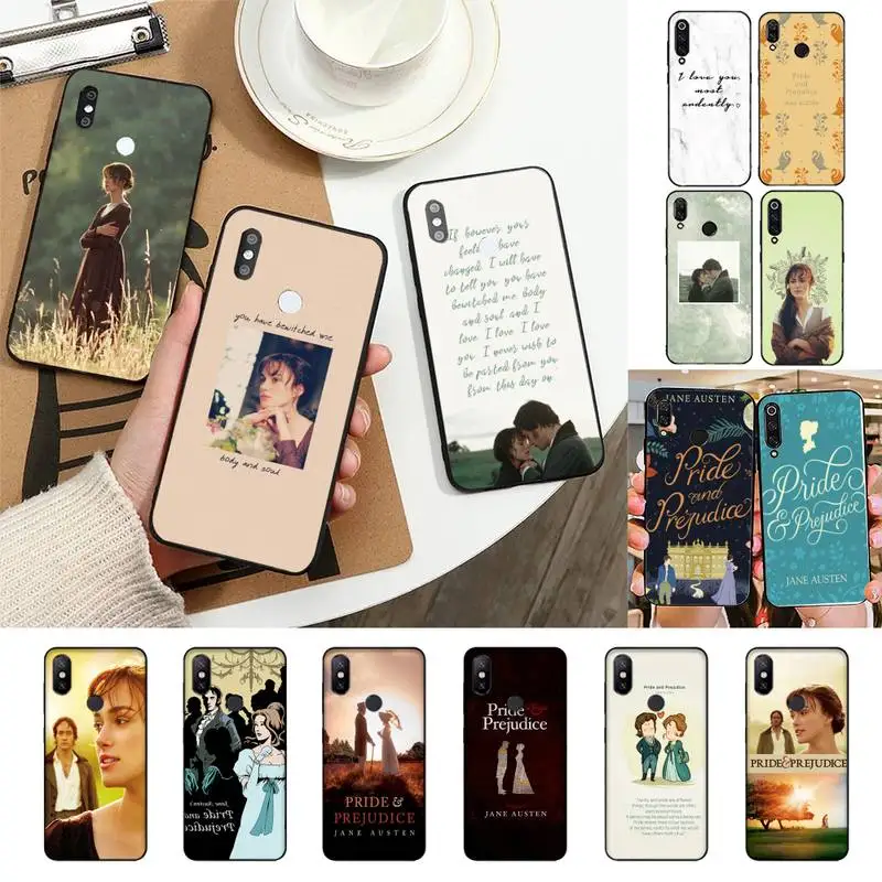 

Pride And Prejudice Jane Austen Phone Case For Xiaomi Redmi Note 7 5 8A Note8pro 9Pro 8T TPU Coque for note6pro Capa